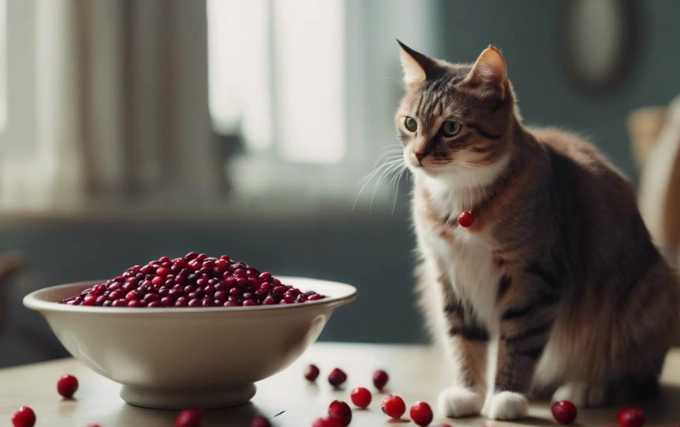 raw cranberries for cats