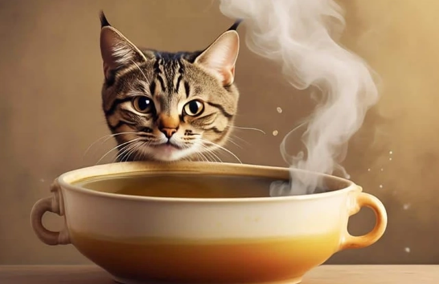 homemade cat broth