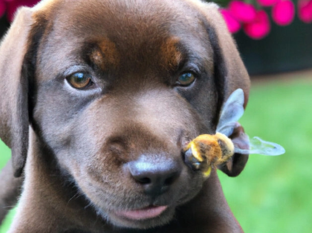 dogs eating bees dogs eating bees