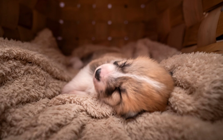 how to get a puppy to sleep through the night
