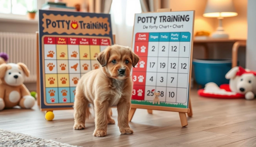 puppy potty training schedule