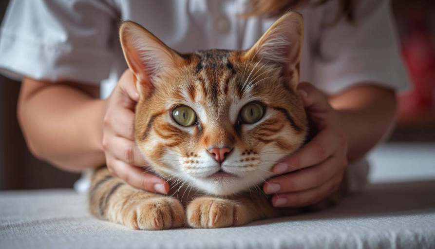 cat suckling blanket