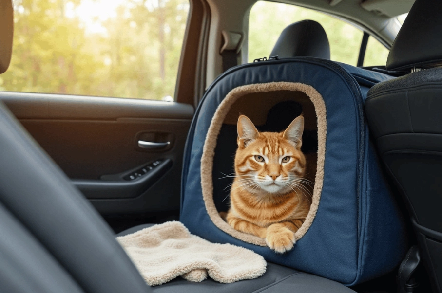 car travel with cats