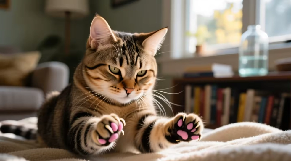 cat kneading meaning