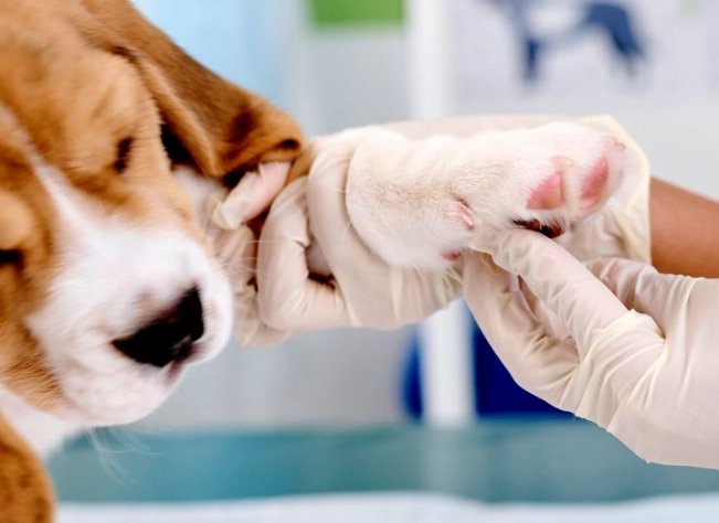 treat bee sting on dog face