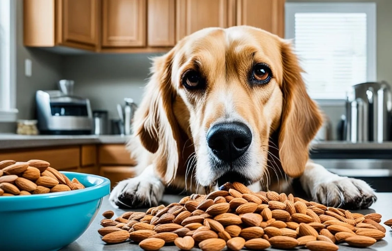 are almonds bad for dogs
