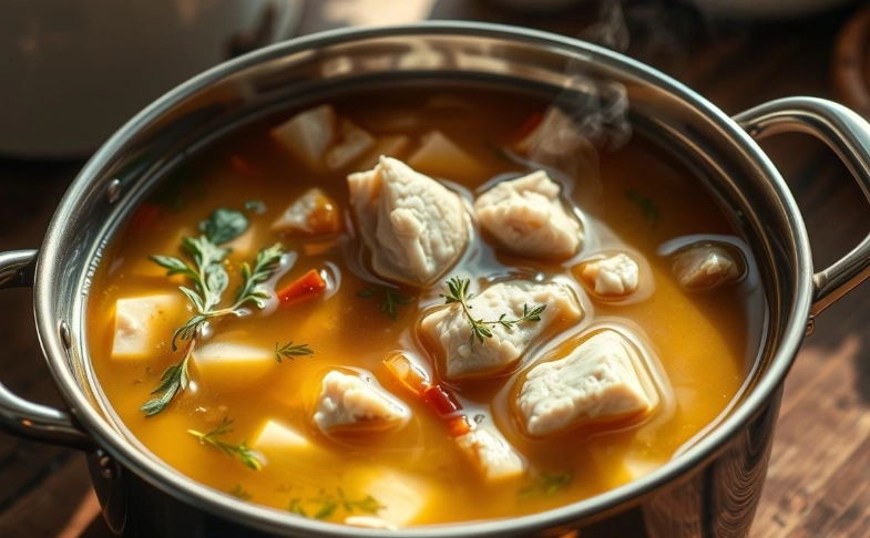 homemade chicken broth for cats