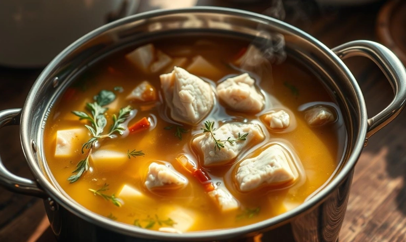 homemade chicken broth for cats