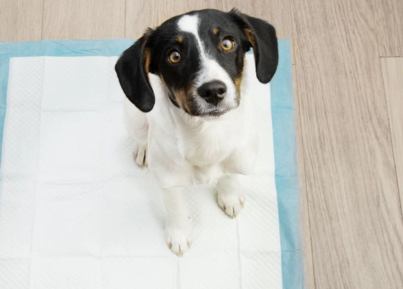 potty training puppy on pads